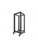 Lanberg open rack 27U  600x800, black