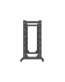 Lanberg open rack 27U  600x800, black