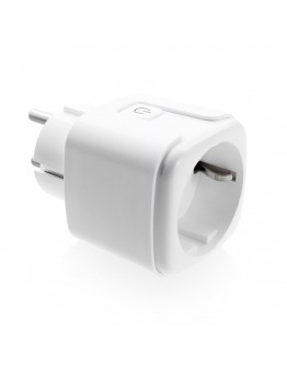 Смарт контакт No brand PST-ZEU-003, Мониторинг, 220V, 16A, Wi-Fi, Tuya Smart, Бял - 91017