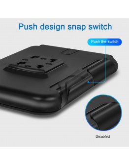 Универсална стойка за телефон, за велосипед, Earldom ET-EH139, Черен - 17902