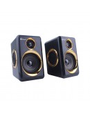 Тонколони Kisonli T-005, 2x3W, USB, Черен - 22157