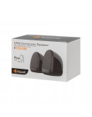 Тонколони Kisonli KS-08, 2x3W, USB, Черен - 22158