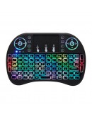 Мини клавиатура No brand I8-L, Безжична, Тъчпад, Черен - 13053