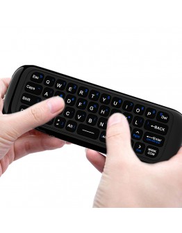 Универсално дистанционно No brand M8, Air mouse, USB 2.4GHz, Микрофон, IR програмируемо, Черен - 13058