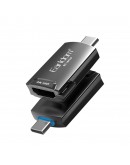 Преходник Earldom ET-W19 HDMI (F) към Type-C, HD 4K, Сив - 40376
