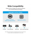 Vention Кабел USB 2.0 A Male to B Male, Black 0.5m - COQBD