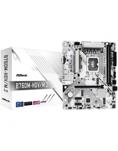 ASROCK MB LGA1700 B760 2 x DDR5 DIMM 2 x Hyper