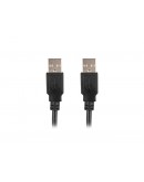 Lanberg USB-A M/M 2.0 cable 1.8m black
