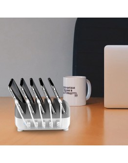 Orico зарядна станция за мобилни устройства Charger Station 220V - 5 x USB 40W White - DUK-5P-EU-WH