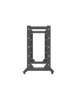 Lanberg open rack 22U 600x800, black