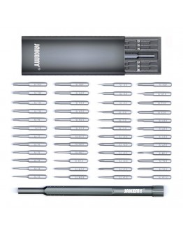 Комплект отвертка и накрайници Jakemy JM-8169, 48 Части, S2, Черен - 17640