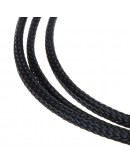 Кабел No brand, Y-Сплитер, За вентилатори, 4PIN към 3x4PIN, 0.3m, Черен - 18321