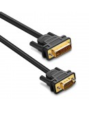 Кабел DeTech DVI-VGA, 1.5M, Черен - 18246