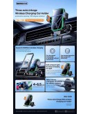 Универсална стойка за телефон Remax RM-C69, Безжично зареждане, Черен - 40532