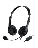 Genius слушалки с микрофон Headset HS-230U - USB, Mic, Black