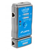 Lanberg cable tester for wiring terminated with RJ