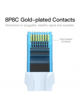 Vention Кабел LAN UTP Cat5e Patch Cable - 10M Blue - VAP-A10-S1000