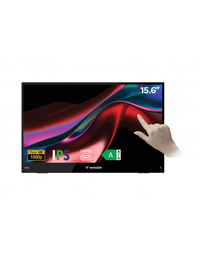 Монитор Verbatim Portable 15.6 Touch Monitor LIGHT