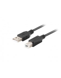 Lanberg Cable USB-A(M)->USB-B(M) 2.0 Ferrite 1.8m 
