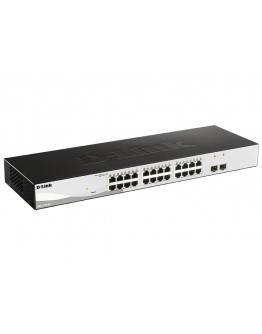 D-Link 26-Port Gigabit Smart Switch with 2 SFP por
