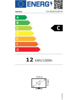 Монитор Lenovo ThinkVision T24-40 23.8 IPS, WLED, 1920x108