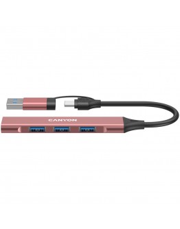 CANYON hub DS-02 4in1 USB-A/C