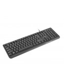 Natec Keyboard Trout US Layout Slim, Black