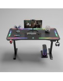 Геймърско бюро No brand Y109, 4 в 1, RGB, Черен - 74009