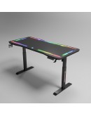 Геймърско бюро No brand Y109, 4 в 1, RGB, Черен - 74009