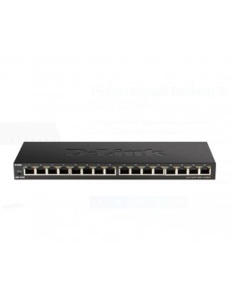 D-Link 16-Port 10/100/1000Mbps Unmanaged Gigabit E