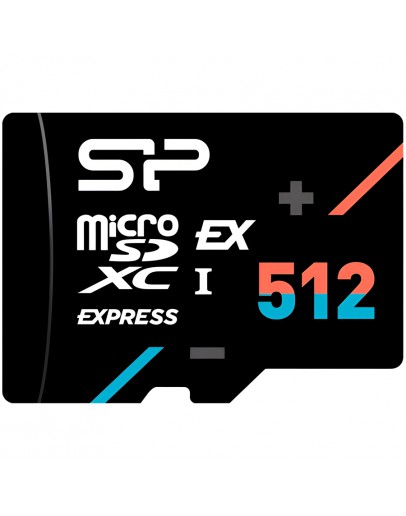 SILICON POWER, 512GB, microSD EX,512GB,UHS-I,PCIe