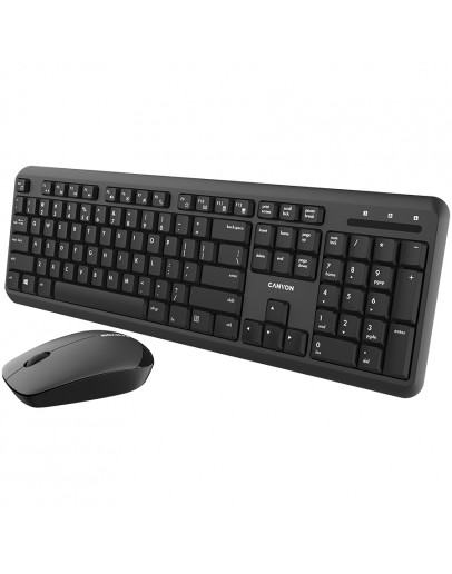 CANYON SET-W20 EN/BG Keyboard+Mouse Velvet