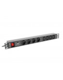 Lanberg power distribution unit (PDU) 191U 10A 8 S