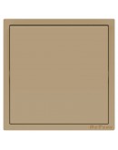 Единичен електрически ключ DeTech DE-9227-01, С рамка, схема 1, 10A, 250V, IP20, Златист - 75120