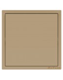 Девиаторен електрически ключ DeTech DE-9227-31, С рамка, схема 6, 10А, 250V, IP20, Златист - 75123