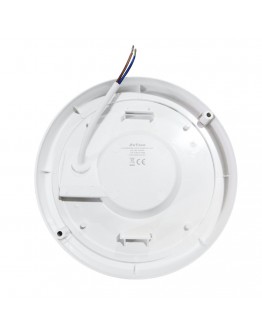 LED таванен плафон DeTech, 12W, 4000K, 1080lm, IP54, Кръг - 77010