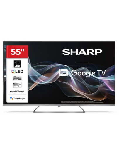 Sharp 55JP7265E, 55 QLED Mini led Google TV, 4K Ul