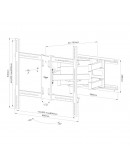 Neomounts Select Screen Wall Mount (full motion, V