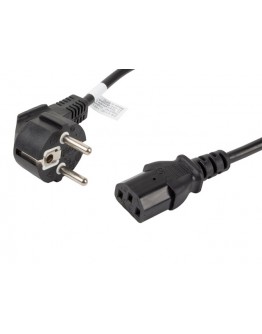 Lanberg CEE 7/7 -> IEC 320 C13 power cord 1.8m VDE