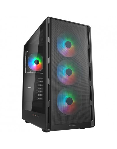 COUGAR AIRFACE PURE RGB PC Case, Mid Tower,