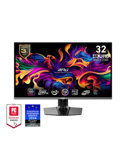 Монитор MSI MPG 321URX QD-OLED, 31.5, 240Hz, 0.03ms, UHD 3
