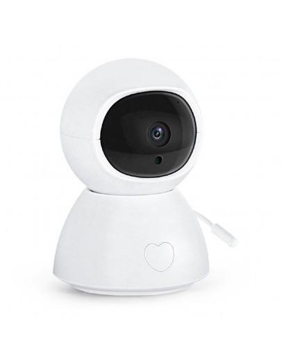 Смарт охранителна камера No brand PST-BM289, Бебефон, 2.0Mp, Вътрешен монтаж, Wi-Fi, Tuya Smart, Бял - 91026