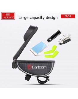 Универсална стойка за телефон, за велосипед, Earldom ET-S8, Черен - 17901