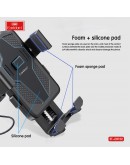 Универсална стойка за телефон, за велосипед, Earldom ET-EH122, Черен - 17903