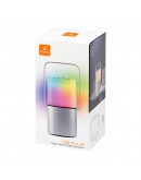 Тонколона Kisonli Q6 Plus, Bluetooth, AUX, SD, FM, RGB, Сребрист - 22282