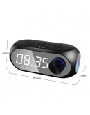 Тонколона Kisonli LP-2S, Bluetooth, Часовник, SD, FM, AUX, RGB, Черен - 22280