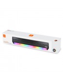 Тонколона Kisonli LED-802, Bluetooth, USB, SD, RGB, AUX, FM, Черен - 22314