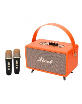 Тонколона Kisonli G109, Караоке, Bluetooth, USB, SD, AUX, Черен - 22307