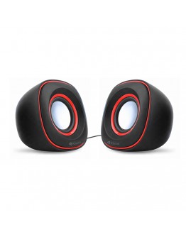 Тонколони, Kisonli V350, 2x3W, USB, Черен- 22061