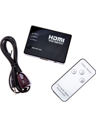 Суич No brand 3 port HDMI, Черен - 18226